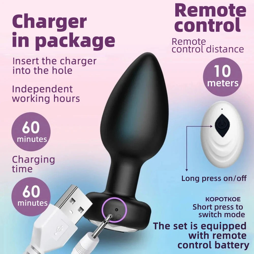 Plug Anal - Vibrador